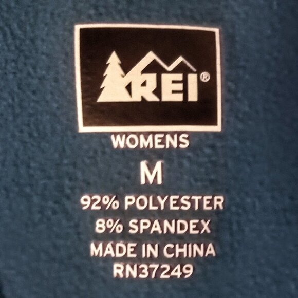 REI Blue Two Tone Base Layer LS Top - Picture 5 of 6